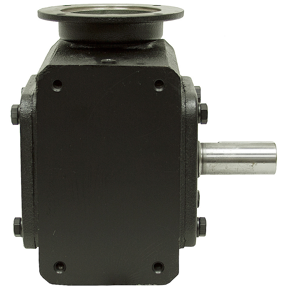 40:1 Right Angle Cast Iron Worm Gear Reducer 3.35 HP 145TC Right Output Worldwide HDRF-325-40-R-145TC [602176]