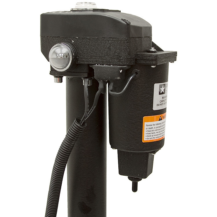 3500 lb 24" 12 Volt DC A-Frame Trailer Jack w/Foot Buyers Products 0093500 [300170]