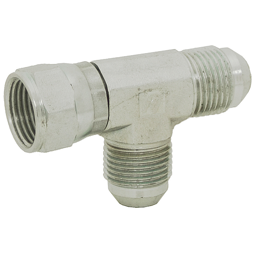 JIC 6 Male x JIC 6 Female Swivel x JIC 6 Male Tee 6602-06-06-06