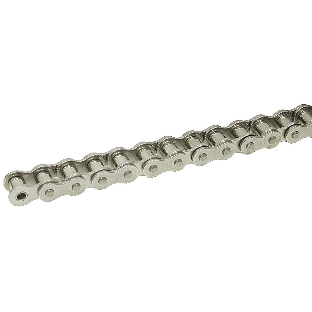 #80-10R SS 10' Box Of #80 Stainless Steel Riveted Roller Chain 80-1R SS [602818]
