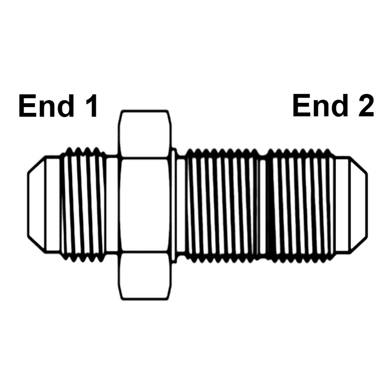 JIC 6 Male x JIC 6 Male Straight 2700-06-06 Adapter [903289]