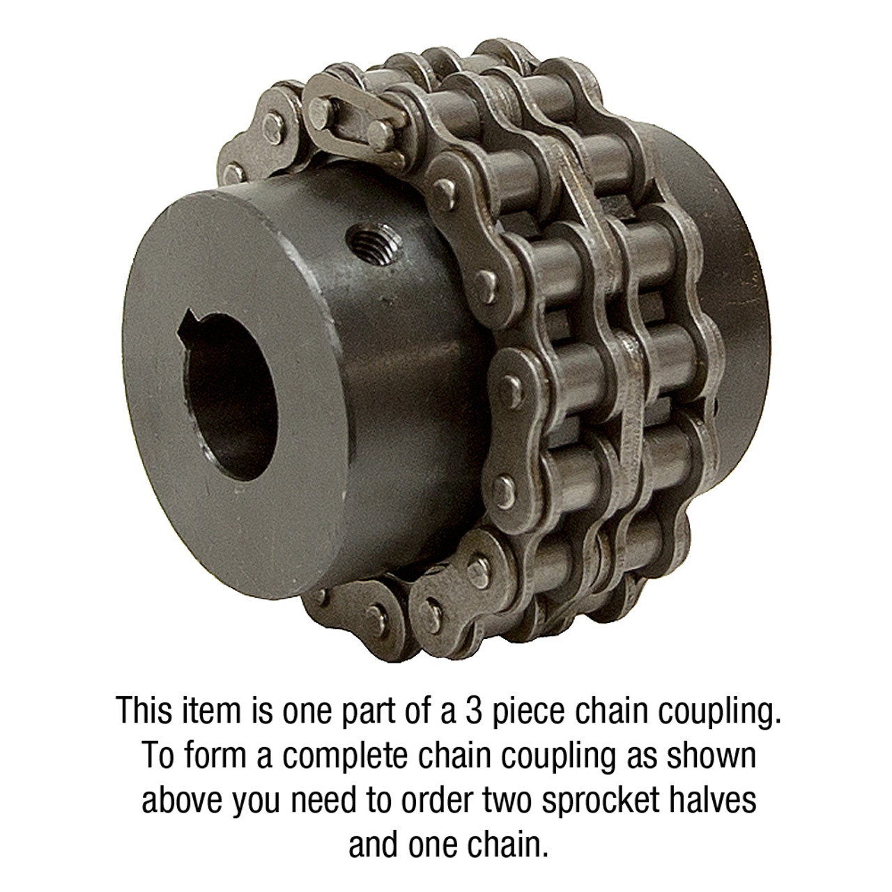 1-1/2" Bore 50 Pitch 18 Tooth Chain Coupler Half [602853]