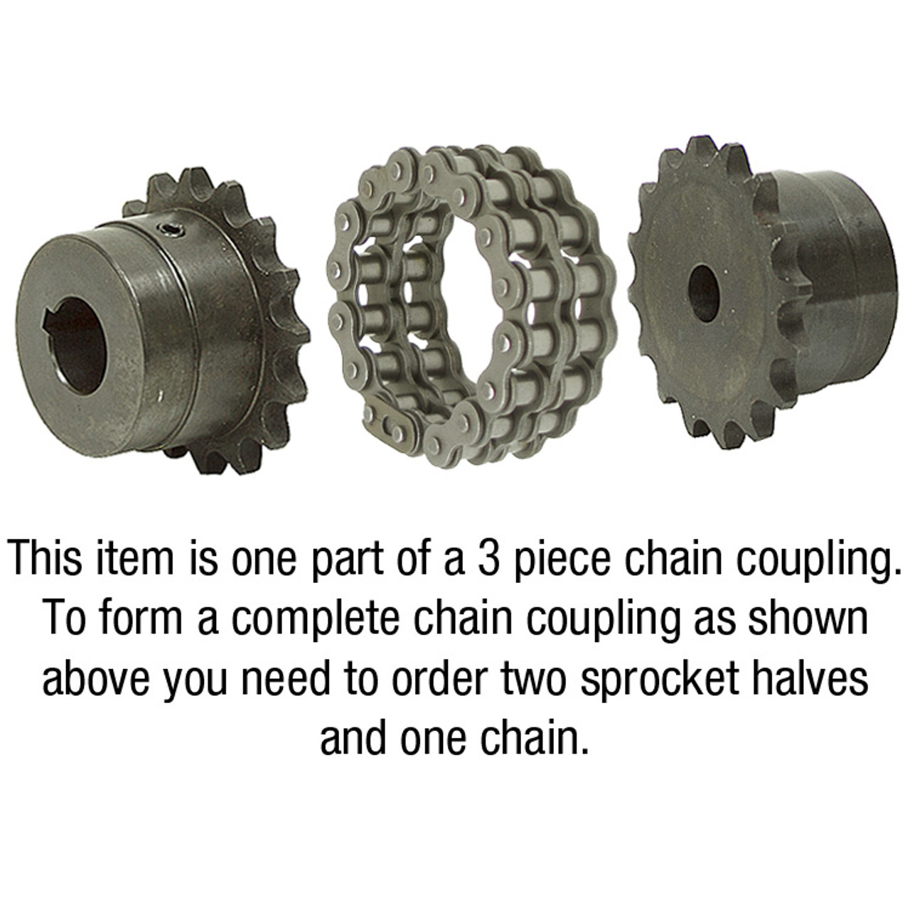 40 Pitch 16 Tooth Coupler Chain 4016-2RC [602837]