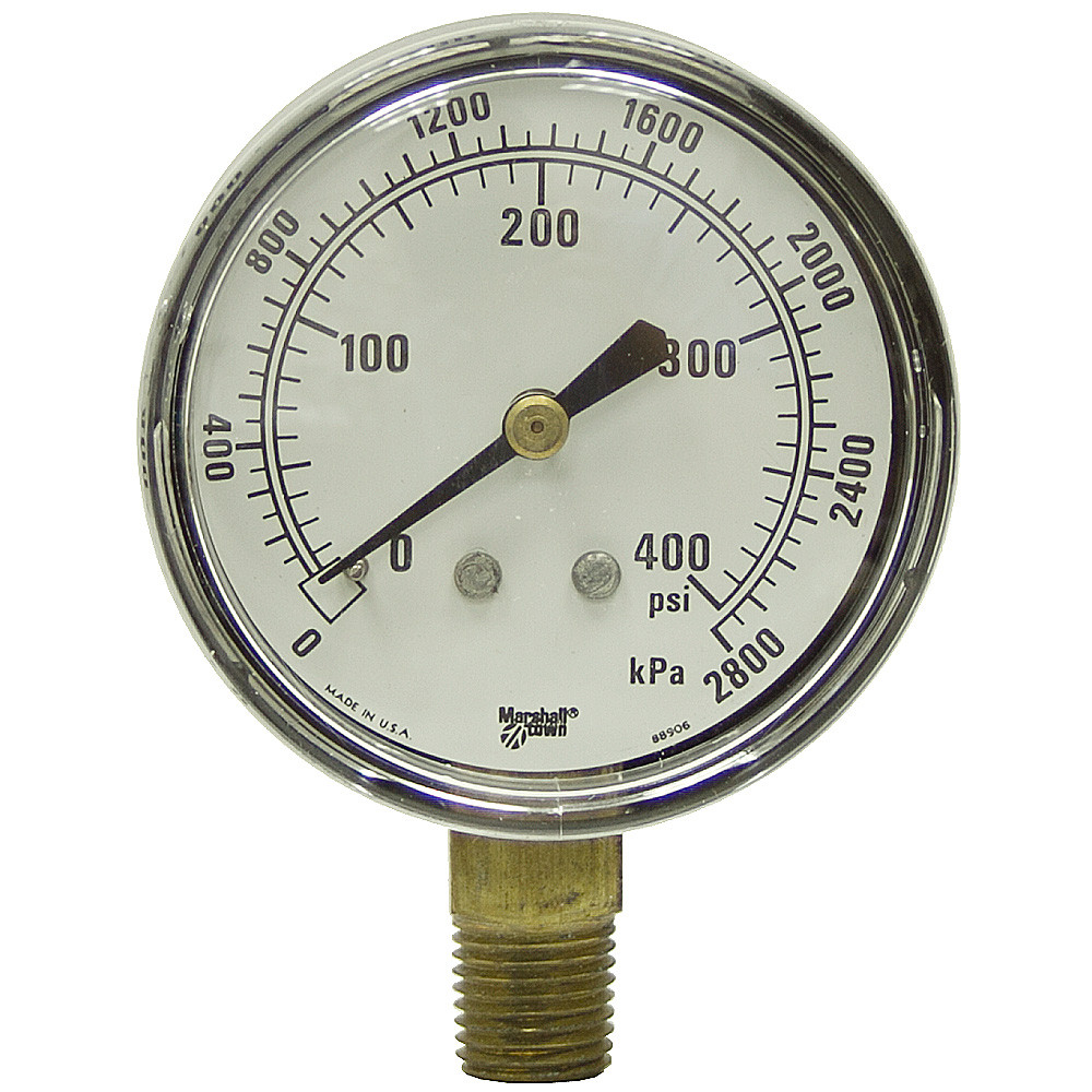400 PSI 2.5" LM Dry Gauge [200541]