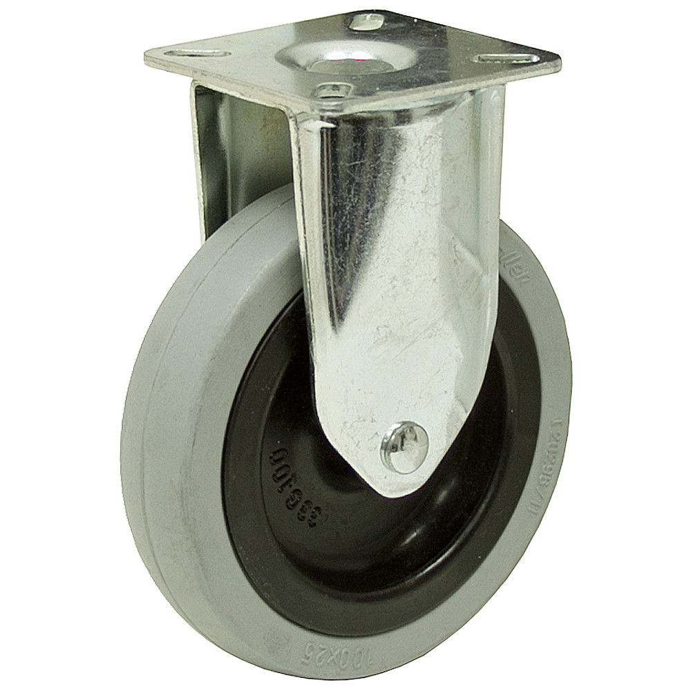 4 x 15/16 Rhombus Rigid Plate Caster [700245]