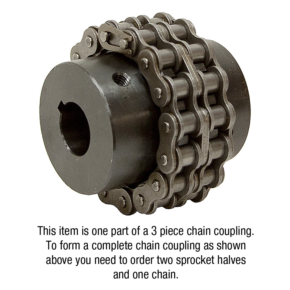 2-3/8" Bore 60 Pitch 18 Tooth Chain Coupler Half [602863]