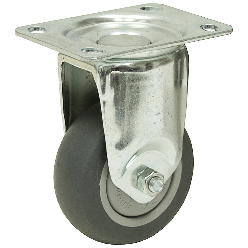 3-1/8x1-1/4 Rhombus Rigid Plate Caster [700268]