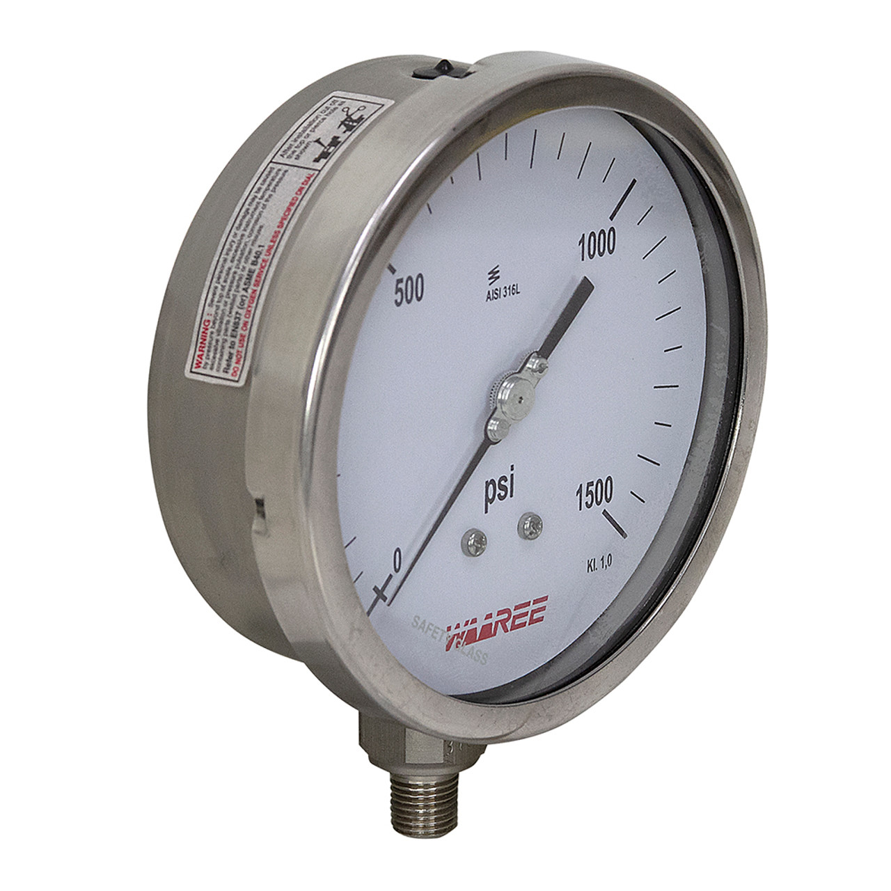 1500 PSI 5" Pressure Gauge [200581]