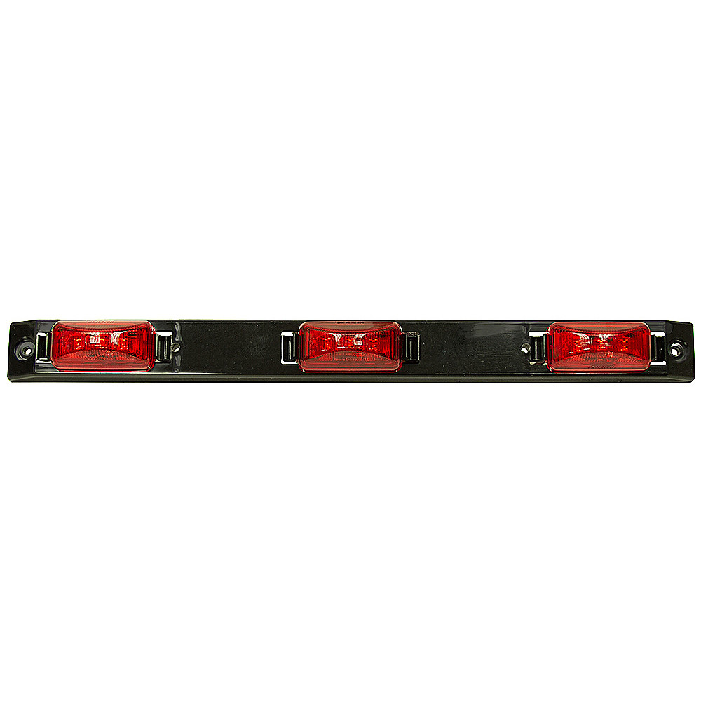17" 9 LED Red Light Bar Buyers Products 5621719 [500904]