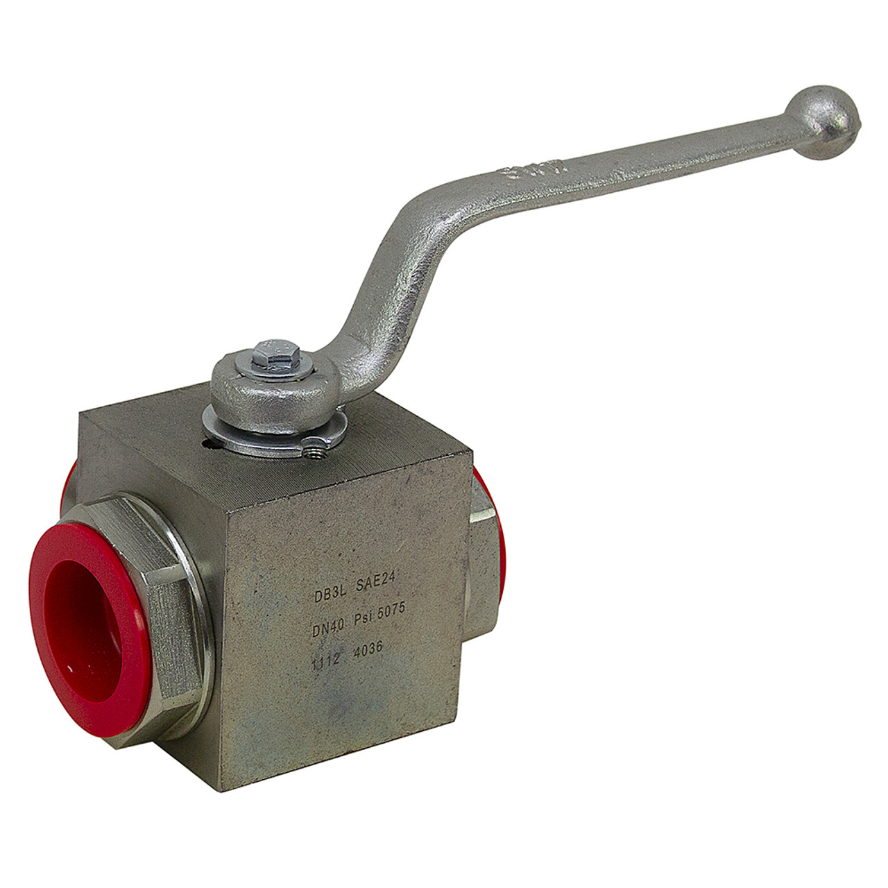 SAE 32 Carbon Steel 4500 PSI 3-Way Ball Valve Dynamic DB3L-32-SAE [903744]