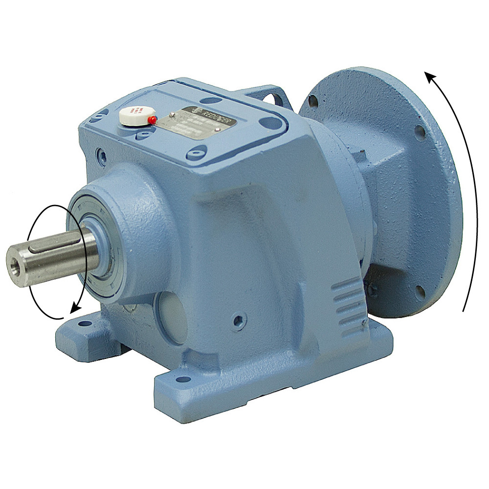 31.02:1 Size 37 1 HP Inline Cast Iron Gear Reducer Worldwide WINL37-30/1-56C [602910]