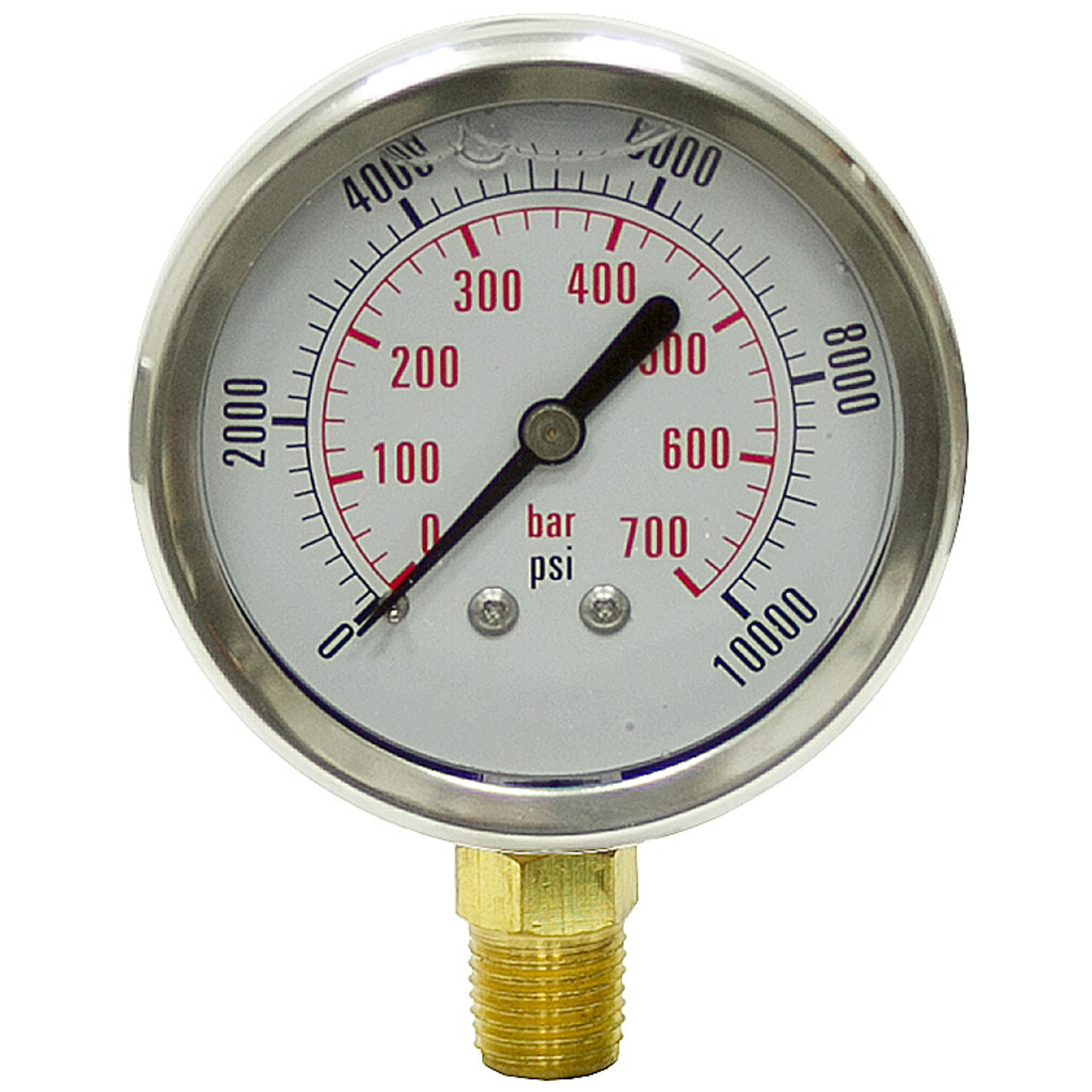 10000 PSI 2.5" LF LM Gauge Dynamic CF1P-700-A [200601]