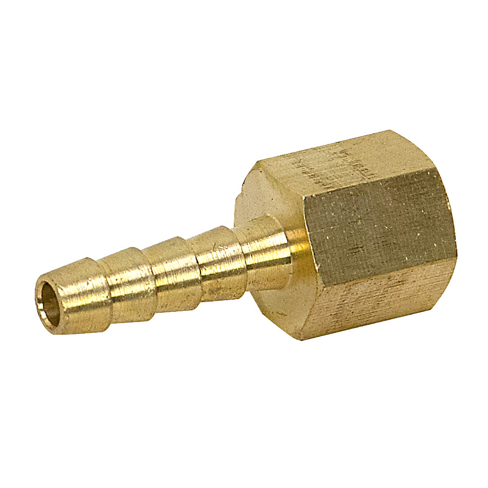 1/4" Hose Barb 1/4" NPT Solid Female 4245-04-04 [400322]