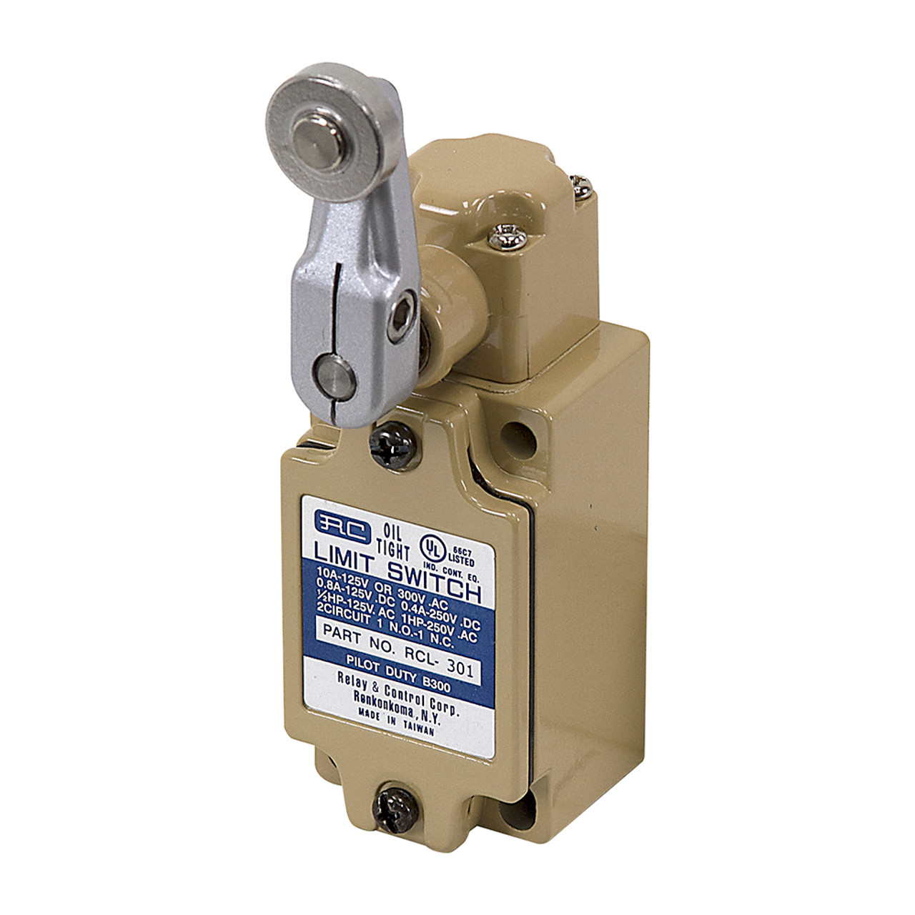 RCL-301 Limit Switch Standard Roller Lever 90 Degree Movement - Relay & Control Corp [501028]