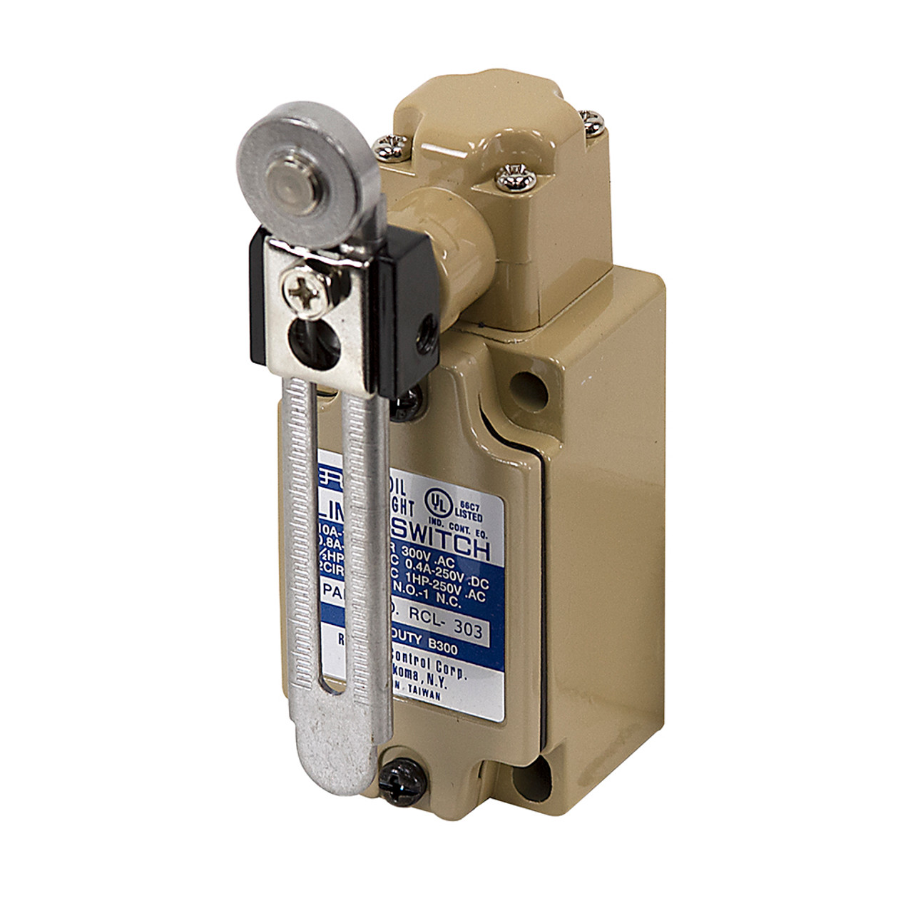 RCL-303 Limit Switch Adjustable Roller Lever 90 Degree Movement - Relay & Control Corp [501030]