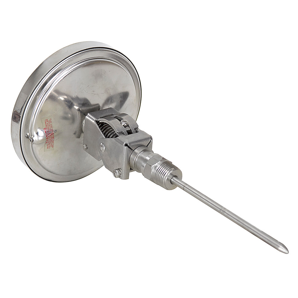 0 - 150 Degree F 5" Face 6" Stem Teltru AA575R Series 421006AE Thermometer [200636]