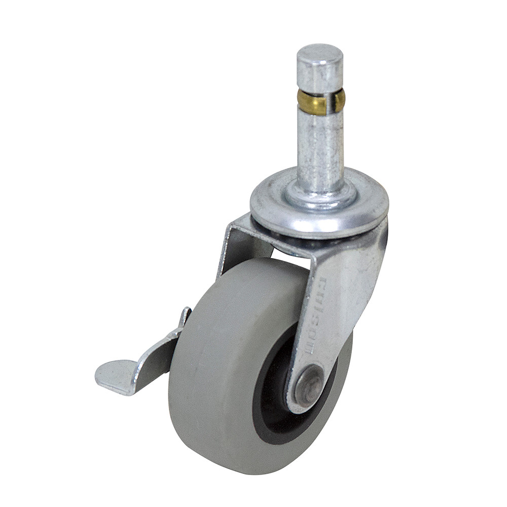 2" x 3/4" Swivel Grip Ring Caster w/Brake [700481]