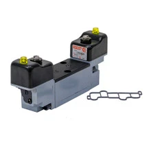 Manifold 2-Position 24 Volt DC Double Solenoid Valve Schrader Bellow L755-24-402 49 [400689]