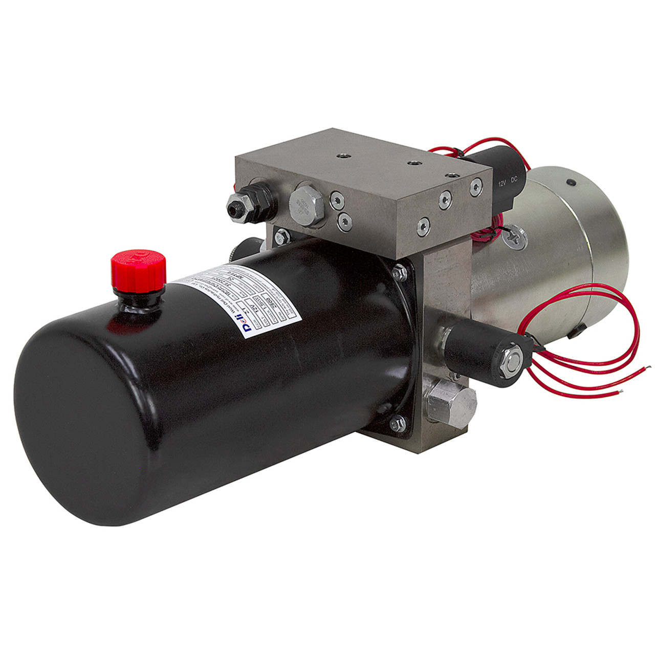 12 Volt DC 1.4 GPM 2600 PSI Snow Plow Hyd Power Unit Bucher Wuxi YBZF21Z1W14WUAAT1C [904429]