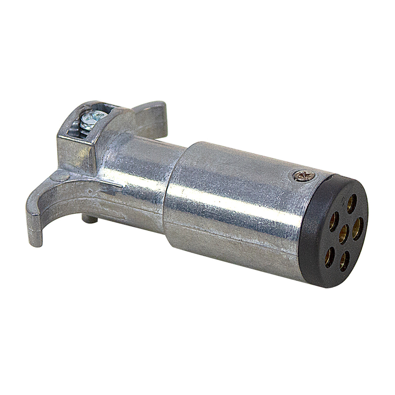 6-Pin Round Die-Cast Zinc Trailer Side Connector Buyers Products TC2006 [300292]