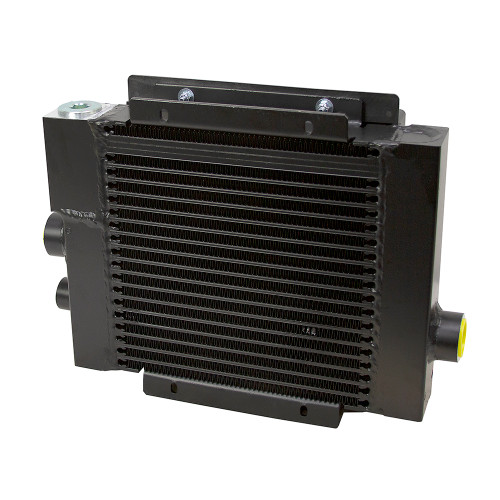 50 GPM AKG DCS16-12-BP65 Oil Cooler w/12 Volt DC Fan and Internal Bypass [904691]