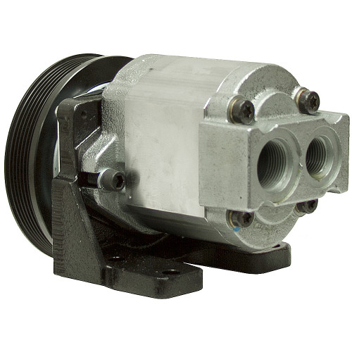 1.45 cu in Rexroth Hydraulic Clutch Pump 6 Groove Pulley For Serpentine Belt [900710]