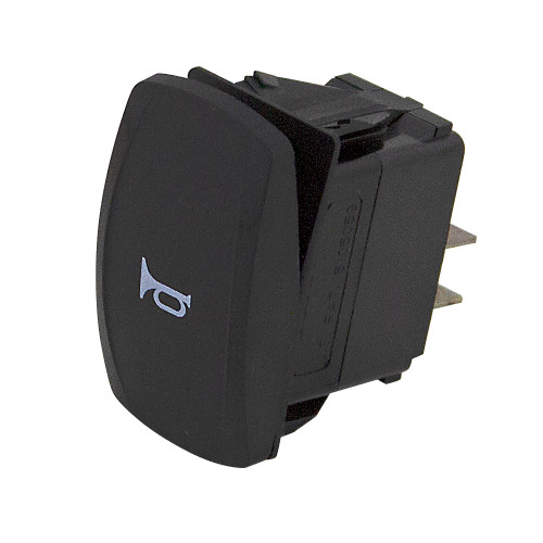 20 Amp 12 Volt DC SPST Momentary Rocker Horn Switch [501395]