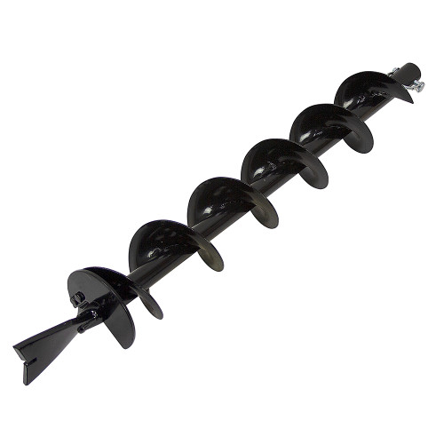 4" Single Flute Post Hole Digger Earth Auger Bit [100359]