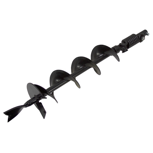 6" Single Flute Post Hole Digger Earth Auger Bit [100360]