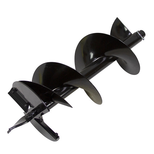 10" Single Flute Post Hole Digger Earth Auger Bit [100362]