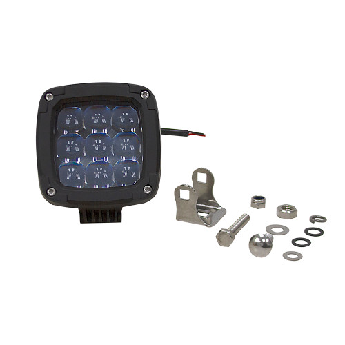 10-80 Volt DC Blue 9 LED Warning Light for Forklift BUYERS PRODUCTS 1492133 [501436]