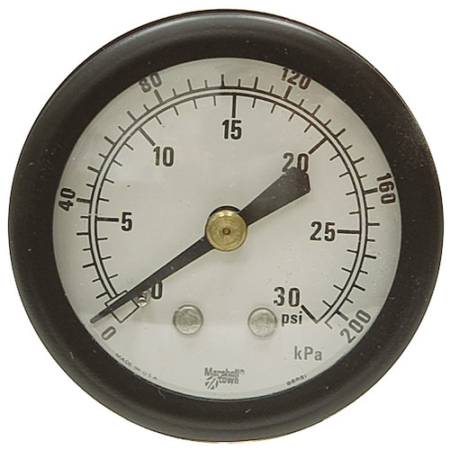 30 PSI 2" BM Dry Gauge 1 PSI Graduation [200220]