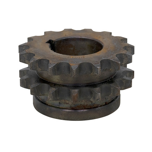 15 Tooth 1-15/16" Bore 60 Pitch Roller Chain Double Sprocket [603996]
