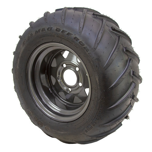 23x10.50-12 Right Hand Directional Lug Tread OTR Tire and Steel Wheel Assembly [700597]