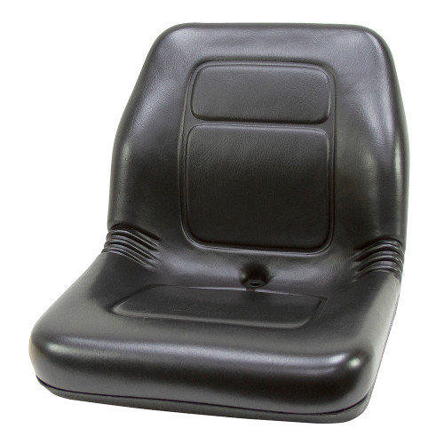 1430 High-Back Plastic Pan Black Seat Black Talon 143000BK [300335]