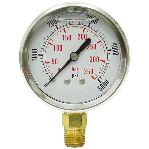 5000 PSI 2.5" LF LM Gauge Dynamic CF1P-350-A [200128]
