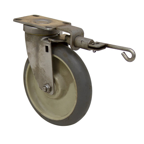 6x1-1/4 JARVIS 6-30-314GD1PSLGS PLT 2 Swivel Plate Caster W/ Swivel lock [700673]