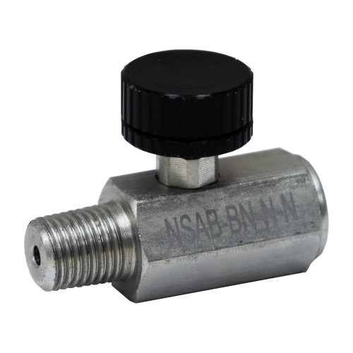 1/4" NPT Female to 1/4" NPT male Adjustable Gauge Snubber Dynamic NSAB-BN-N-N [905853]