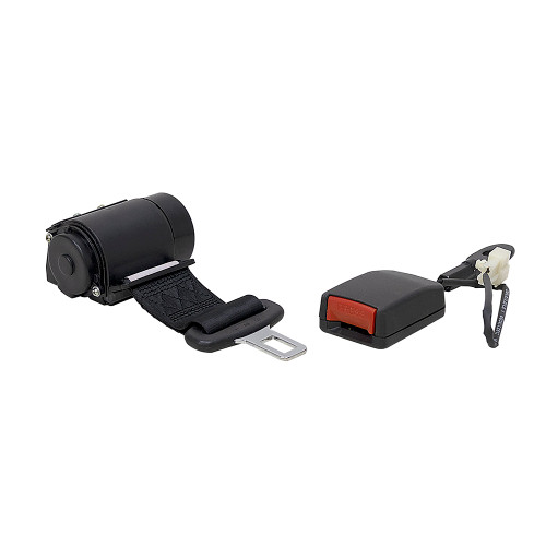 47.25"(1200mm) x 1-7/8"(48mm) 2 Piece Seat Belt CONCENTRIC 962150BK [300355]