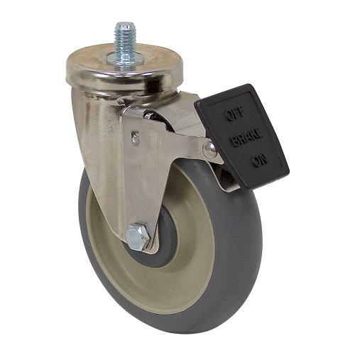 5x1-1/4 JARVIS 5-365-213GDPL Swivel Threaded Stem Caster [700684]