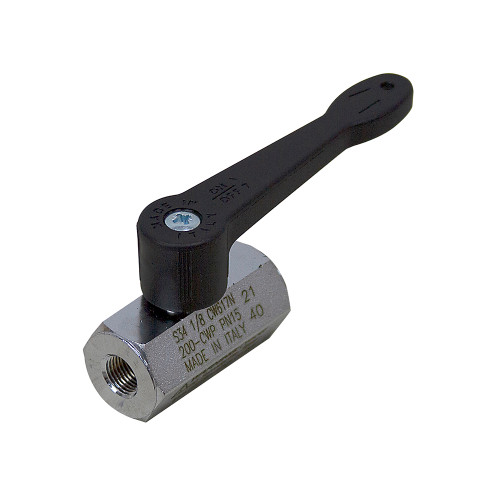 1/8" NPT Plated Brass Ball Valve HYPRO 90FFL18 [200753]