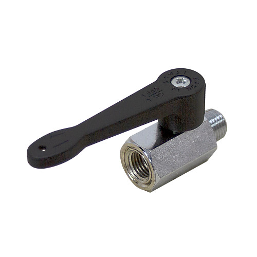 1/4" NPT Male/Female Plated Brass Ball Valve HYPRO 90FML14 [200757]