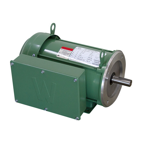 3 HP 208-230 Volt AC 1769 RPM  WWE FD3-18-184TC Farm Duty Motor [501560]