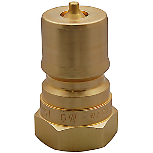 1/2" NPT ISO B Brass Quick Coupler Tip ISO7241-1 Series B Safeway BS101-4 [906174]