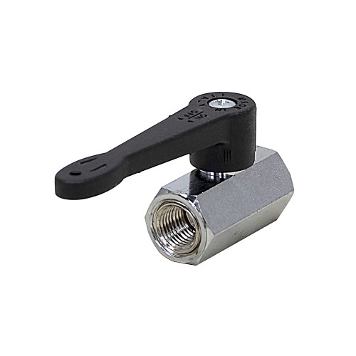 1/4" NPT Female Plated Brass Ball Valve [200834]