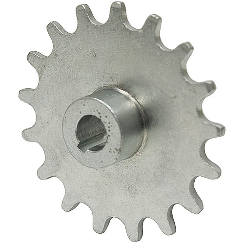 17 Tooth 7/16" Bore 410 Pitch Roller Chain Sprocket [600175]