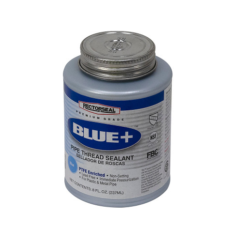 RectorSeal Tru-Blu+ High Pressure Thread Sealant with PTFE 8 FL OZ (237ML) Can 31553 [100425]