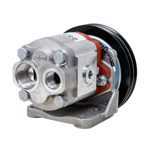 1.53 cu  in  Hydraulic Clutch Pump w/ 7" Double Groove V-belt Pulley Bailey 252346 [906696]