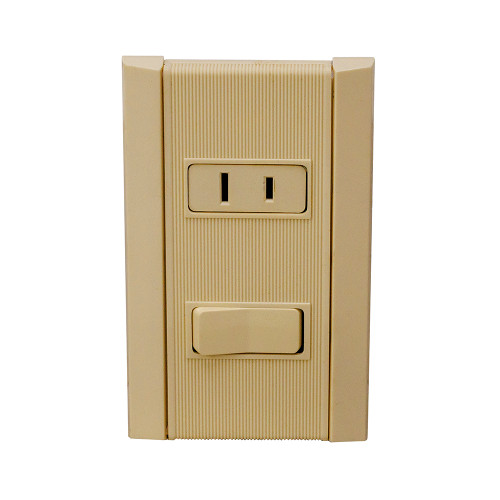 SPST Switch w/Non-Grounded Outlet Luminex LX-301 INT. TOMA [501616]