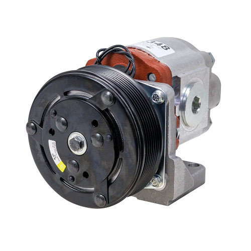 1.53 cu  in  Hydraulic Clutch Pump w/ 5.5" Eight Groove Serpentine Belt Pulley Bailey 252348 [906698]